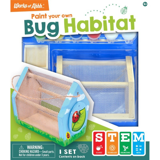 BUG HABITAT - CLASSIC WOOD PAINT KIT