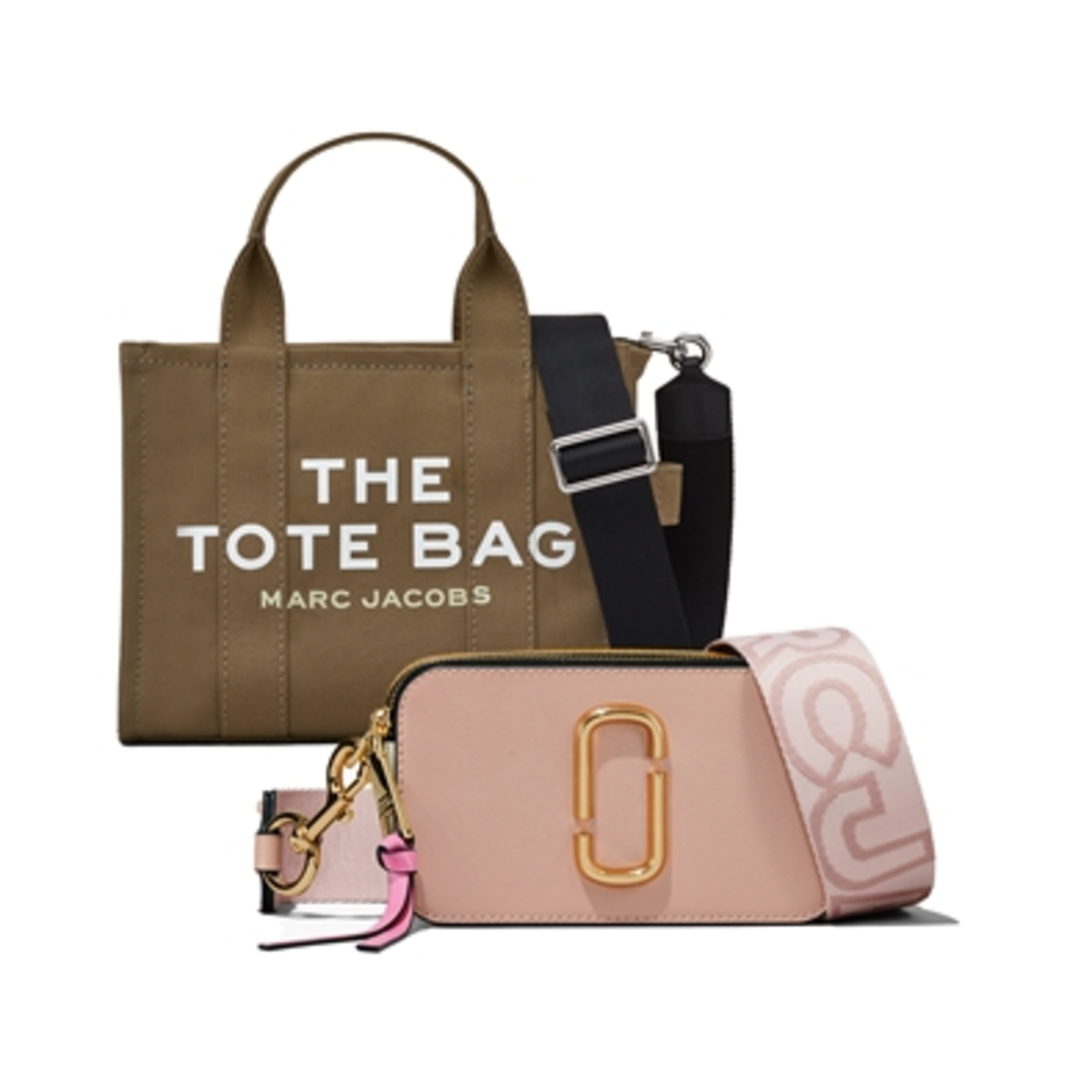 SLATE GREEN TOTE AND SNAPSHOT SET, SLATE GREEN/ROSE MULTI