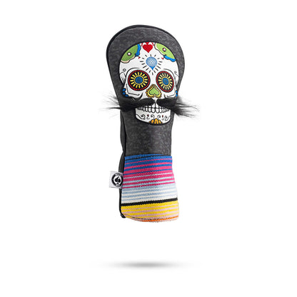 MUSTACHE SUGAR SKULL - FAIRWAY COVER GRAY CAMO