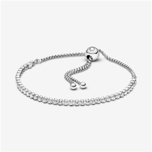 SPARKLING SLIDER TENNIS BRACELET