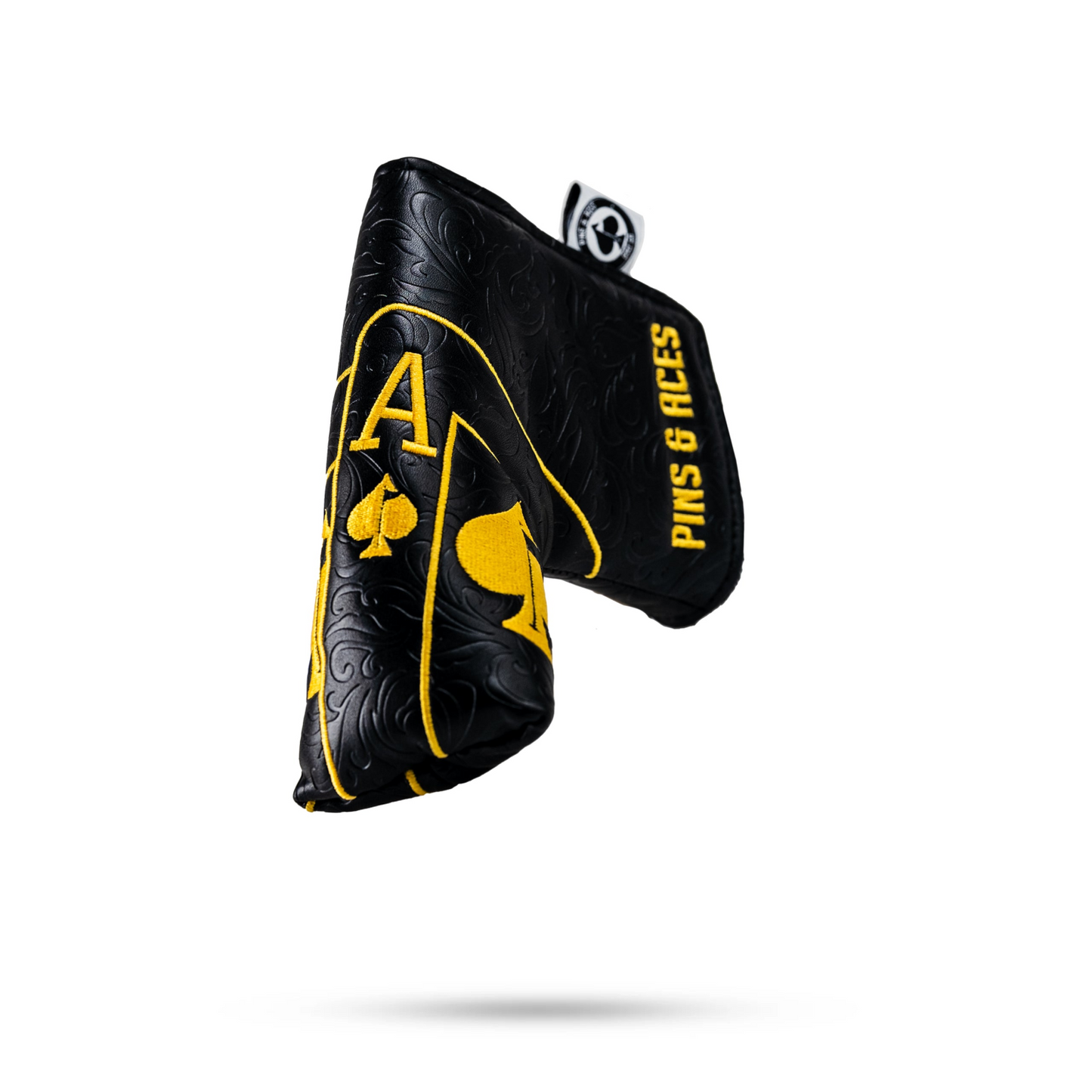 BLACK/GOLD ACE OF SPADES - BLADE PUTTER COVER