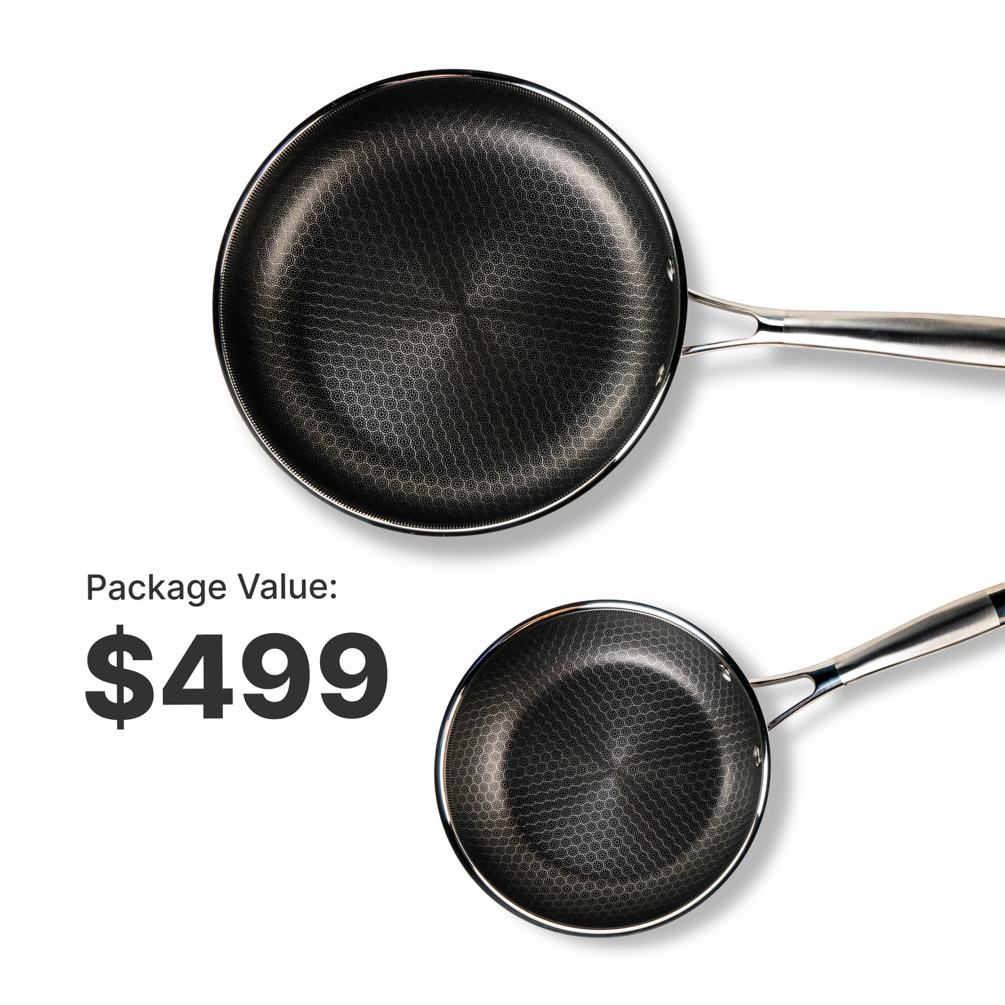 2 Inducore Skillets (8 inch and 9.5 inch)