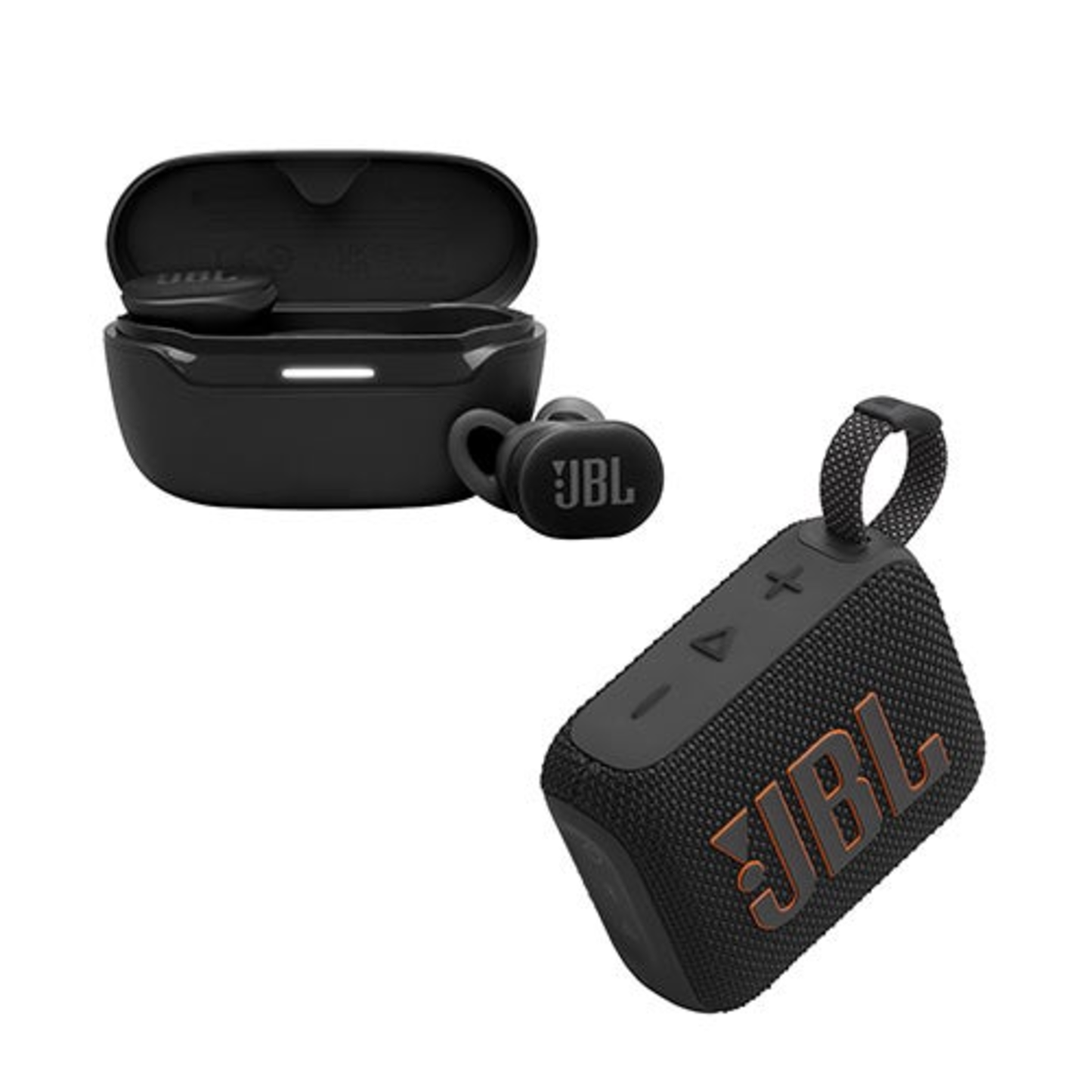 ENDURANCE RACE 2 TRUE WIRELESS EARBUDS W/ GO 4 BLUETOOTH SPEAKER BLACK