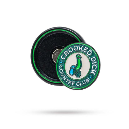 POP OUT MEDALLION BALL MARKER - CROOKED DICK