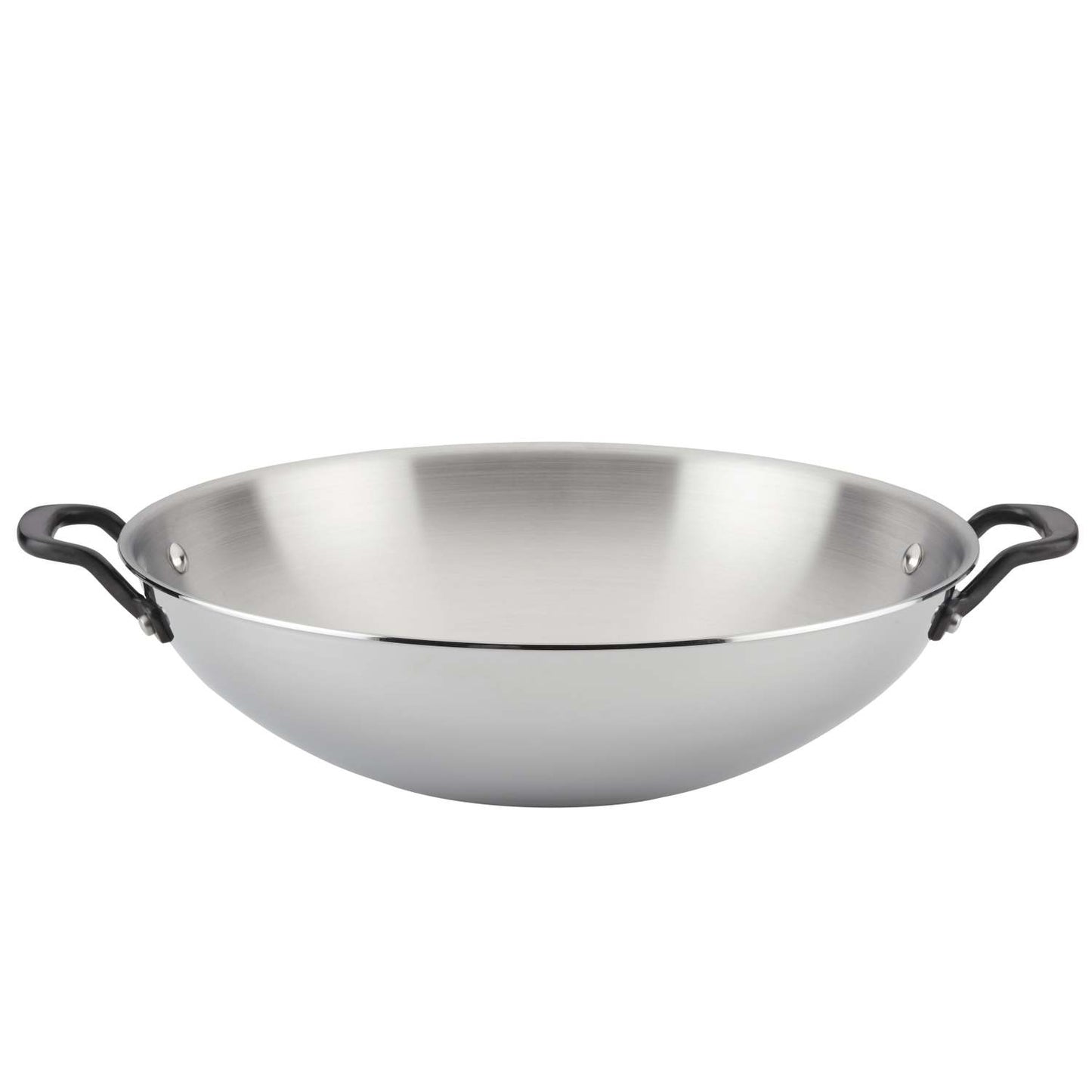 15" STAINLESS STEEL 5-PLY CLAD WOK