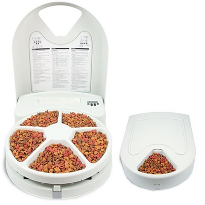 5-MEAL TIMED PET FEEDER