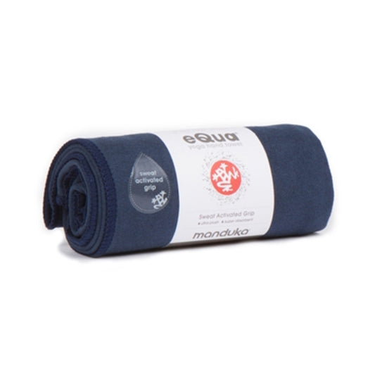 EQUA YOGA HAND TOWEL, MIDNIGHT
