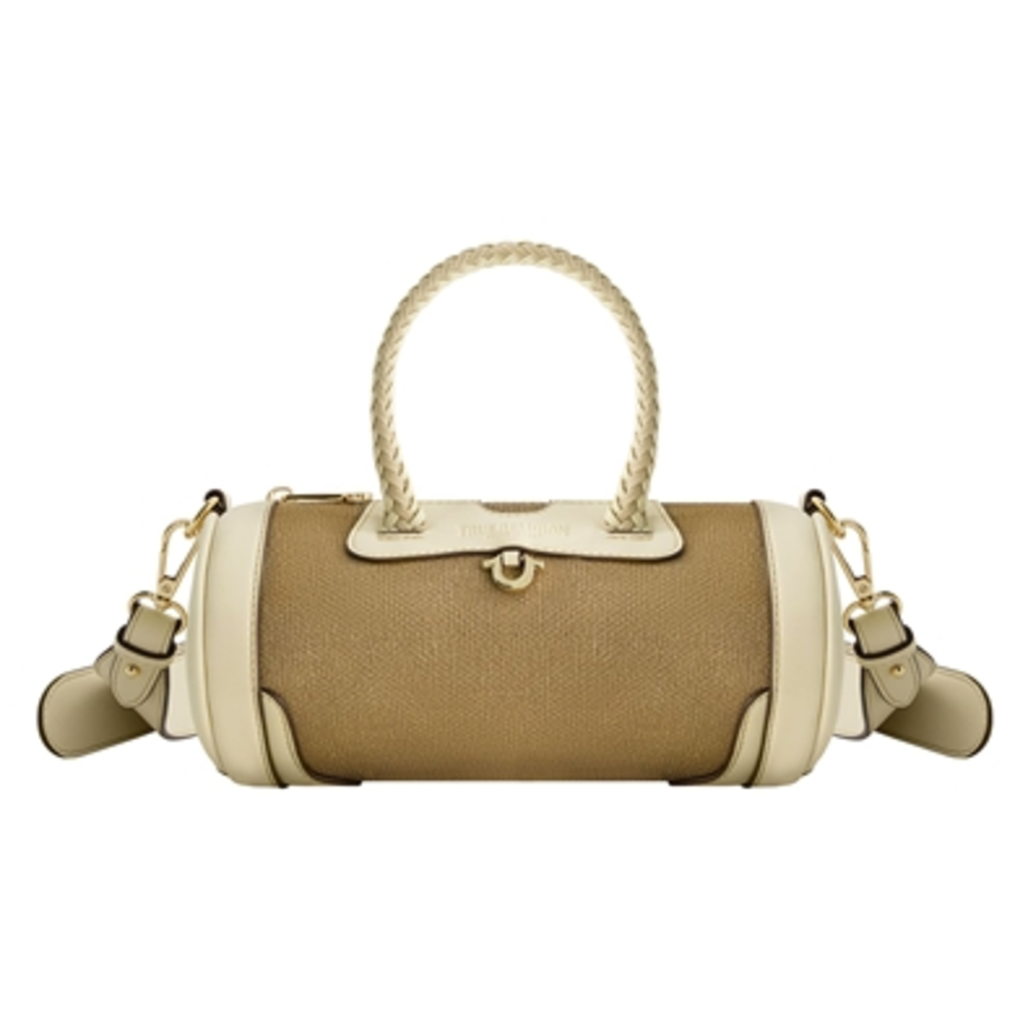 SUEDE MINI DUFFEL CROSSBODY, TAUPE