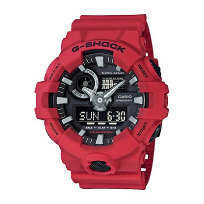 G-SHOCK ANA-DIGI WATCH RED