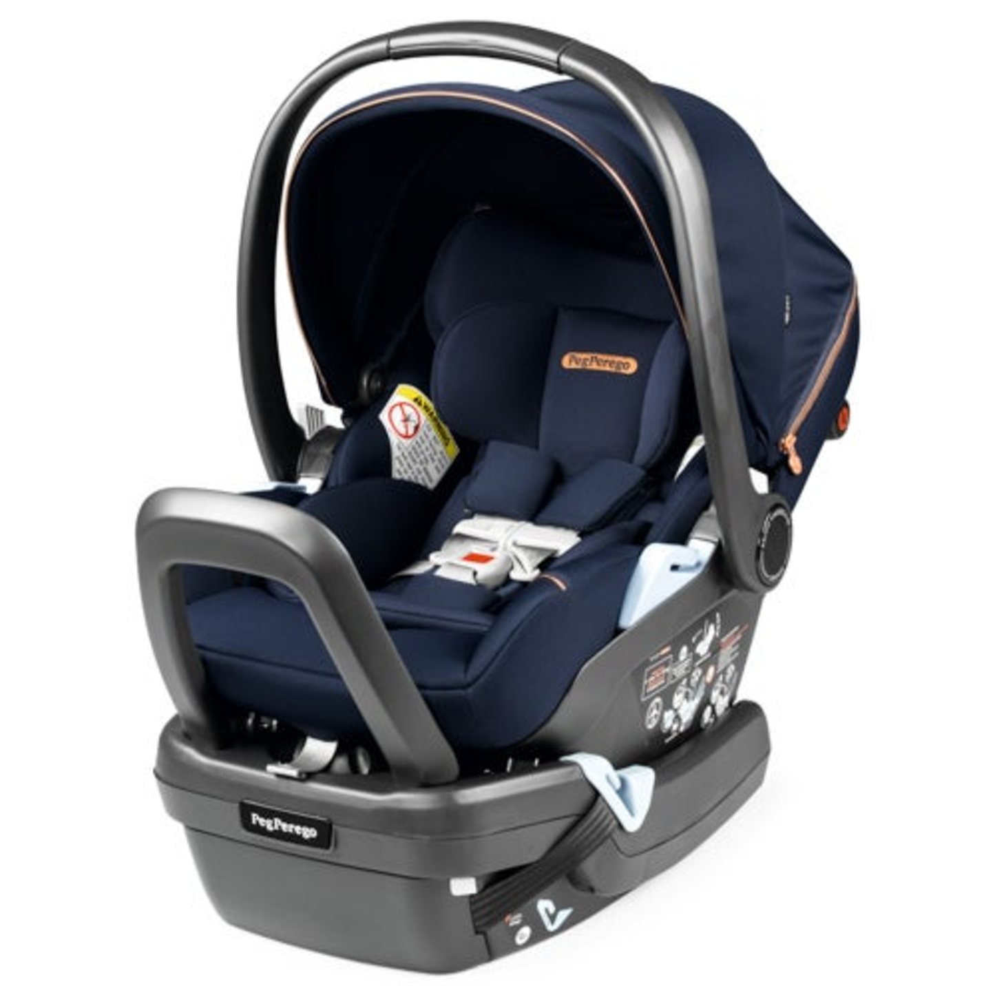 PRIMO VIAGGIO LOUNGE RECLINING INFANT CAR SEAT BLUE SHINE