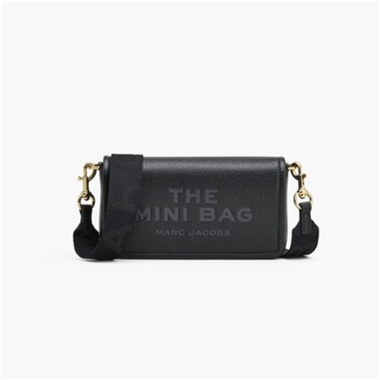 THE LEATHER MINI BAG, BLACK