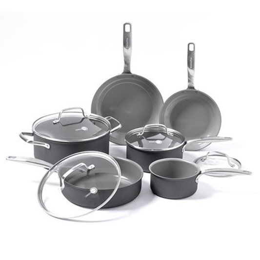 CHATHAM 10PC CERAMIC NONSTICK COOKWARE SET