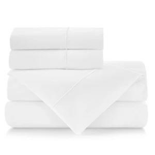 PEACOCK ALLEY BOUTIQUE SHEET SET - KING - WHITE