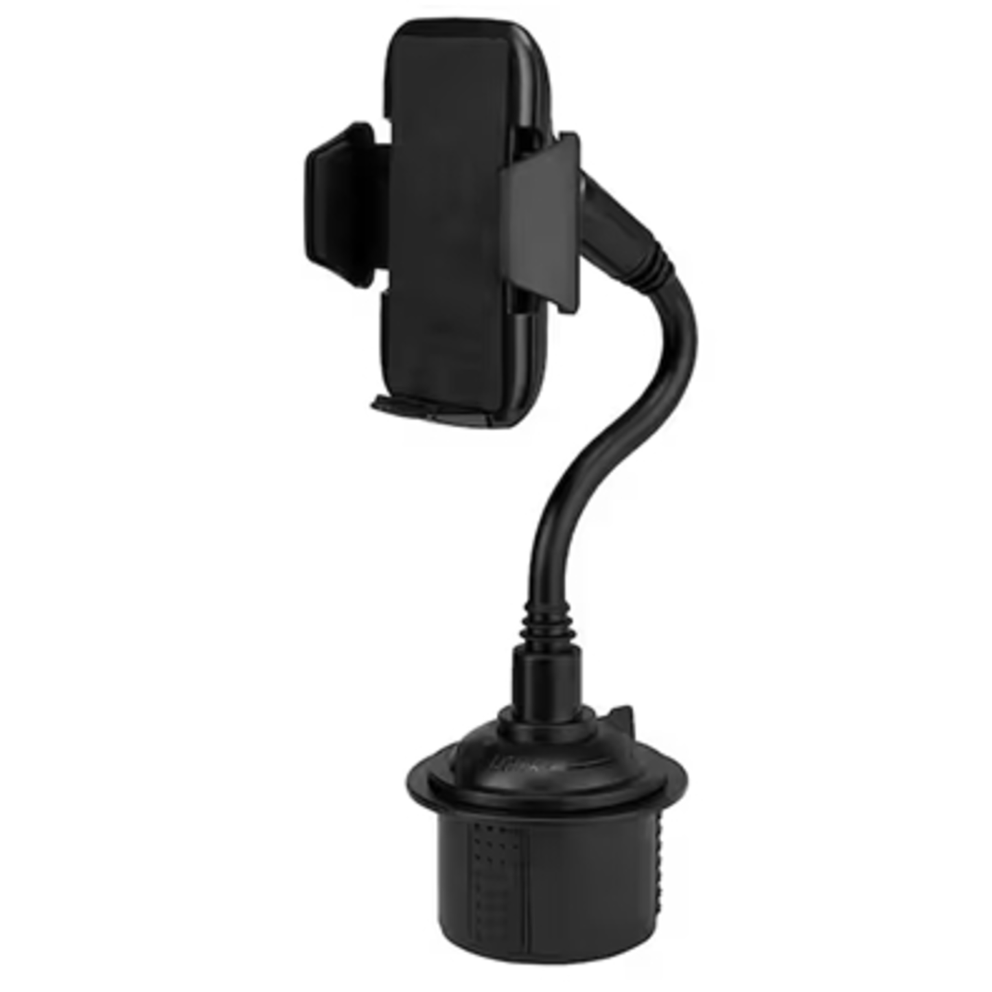 CUP HOLDER PHONE MOUNT, BLACK, 9"