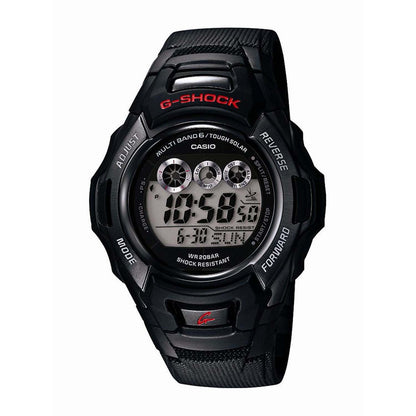 G-SHOCK ATOMIC DIGITAL SPORTS WATCH BLACK CASE