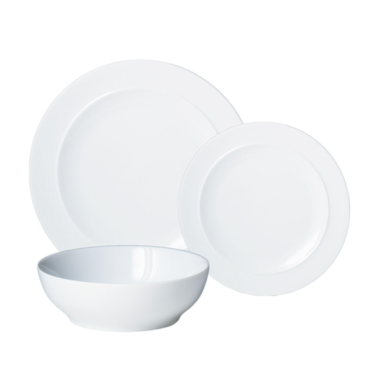 DENBY WHITE 12PC DINNERWARE SET