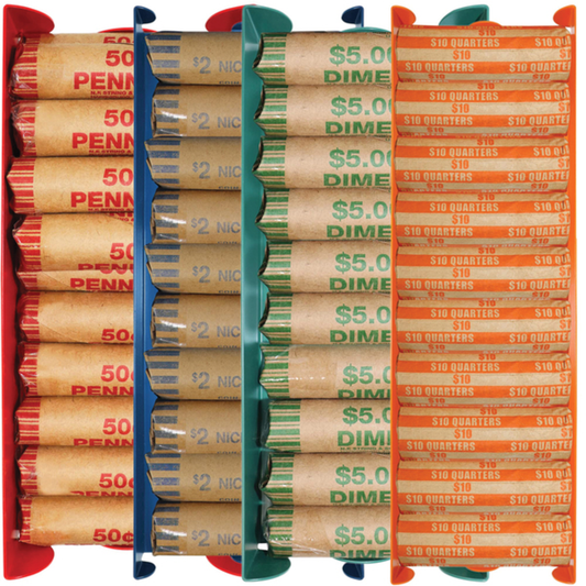 4PK ASSRTD COIN TRAYS