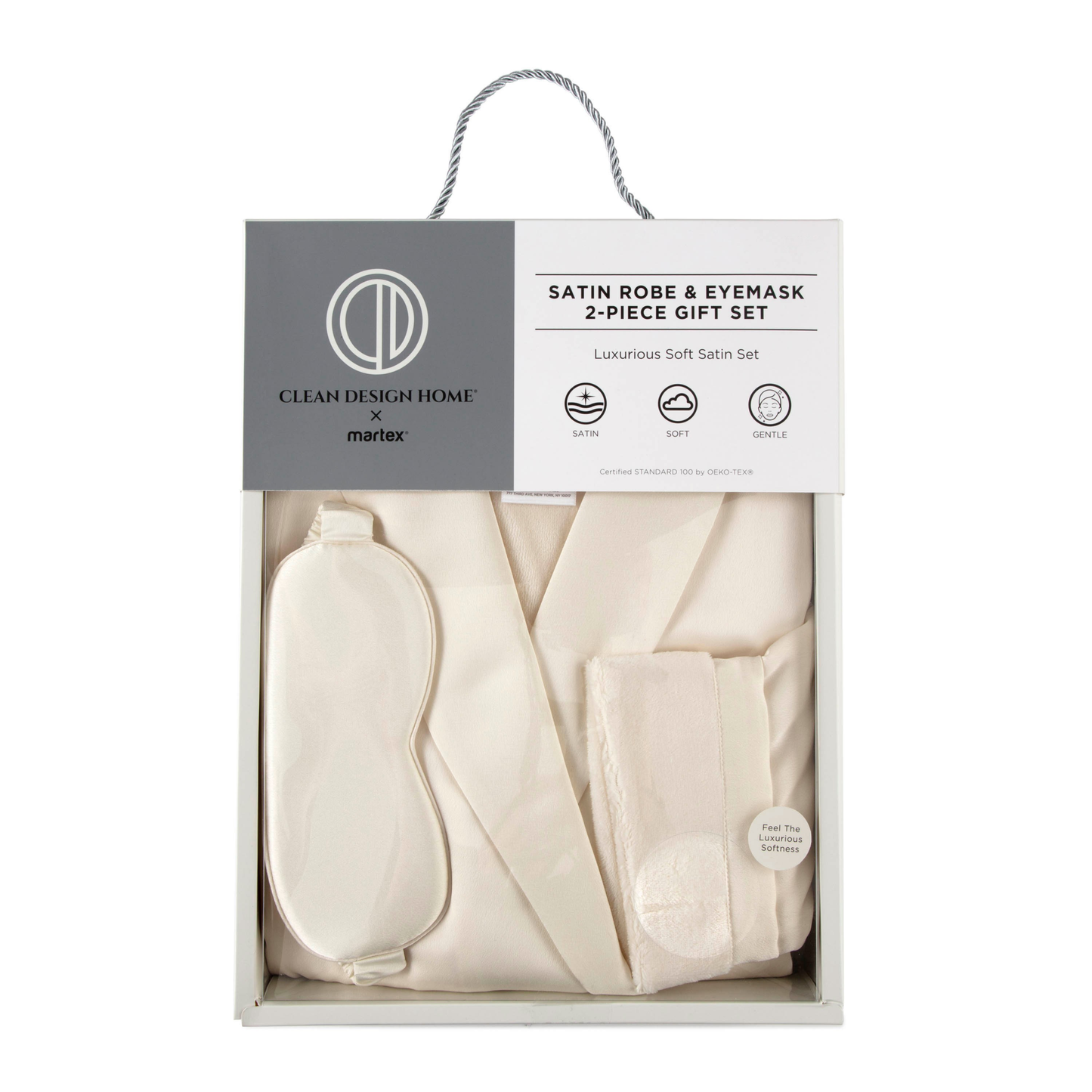 CLEAN DESIGN HOME S/M BATH ROBE SET