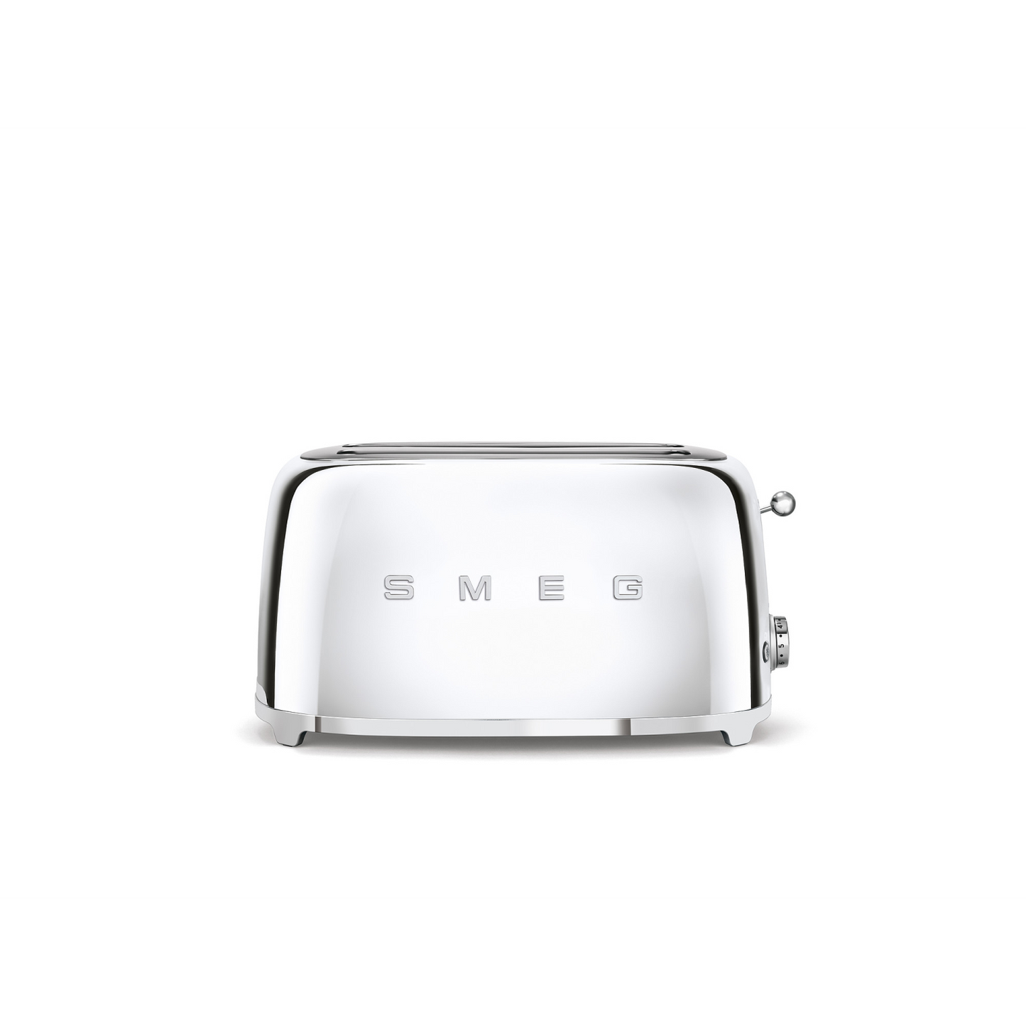 SMEG 50'S RETRO STYLE AESTHETIC 4 SLICE TOASTER - STAINLESS STEEL