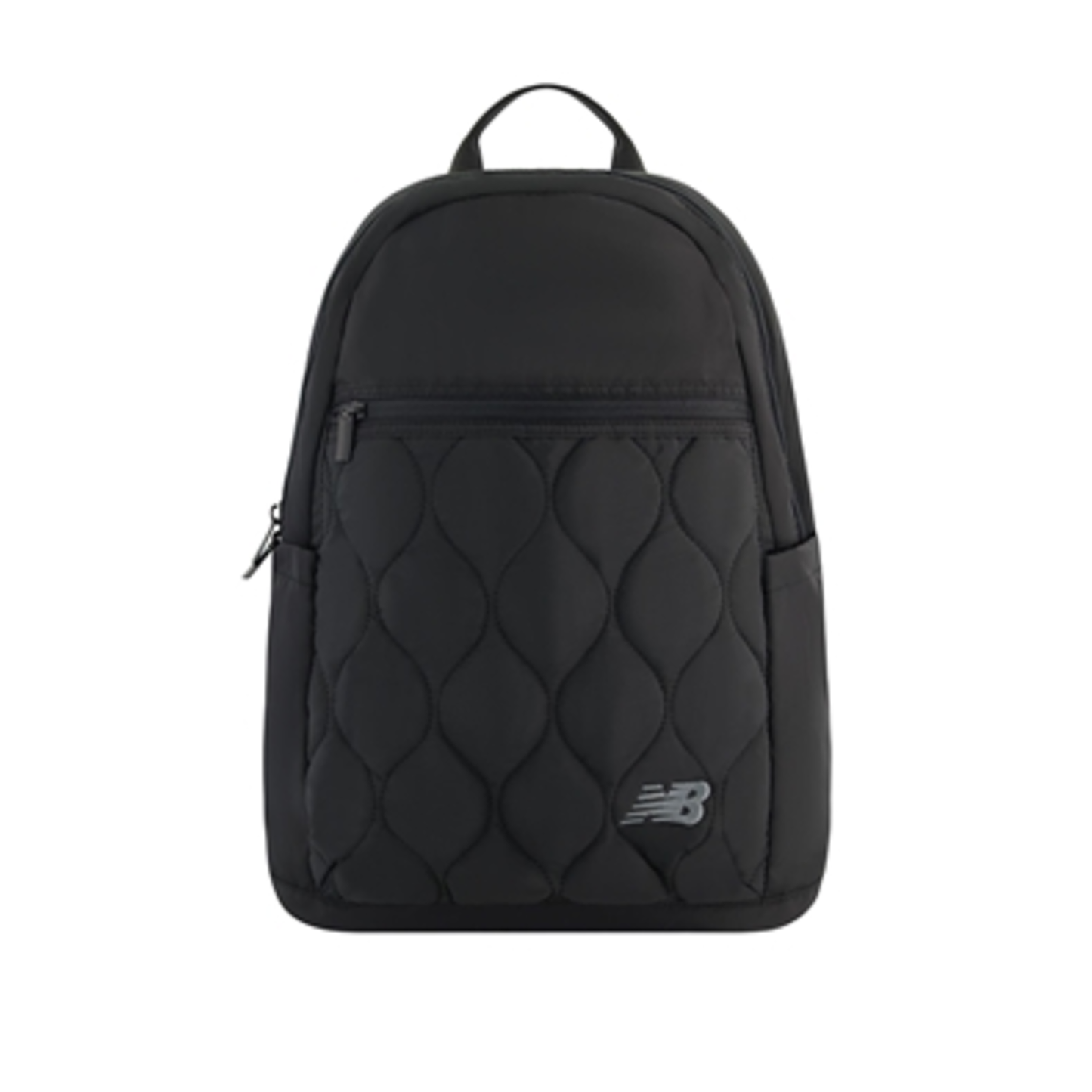 QUILTED BPACK WITH ADJUSTABLE STRAPS, BLACK