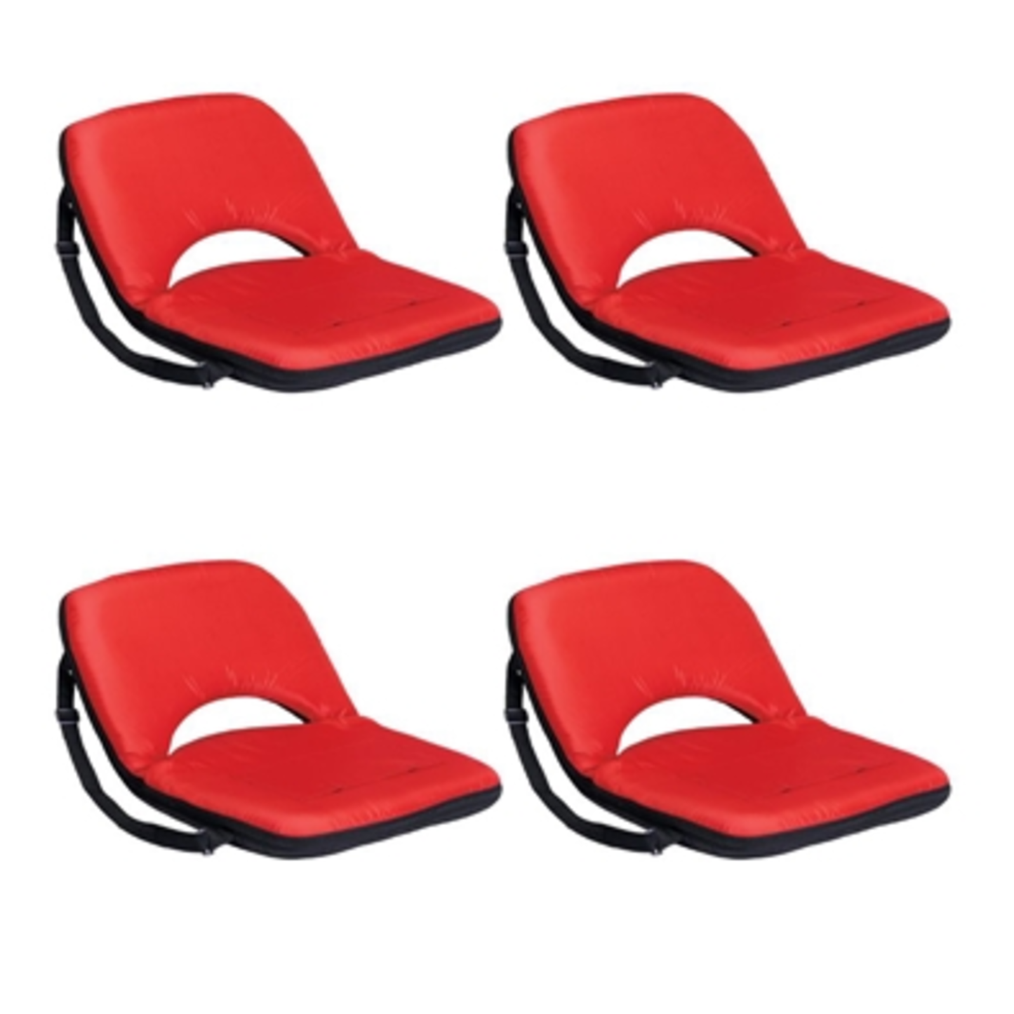 4 PACK STADIUM POD SEAT SET, CRIMSON, 4 PIECES