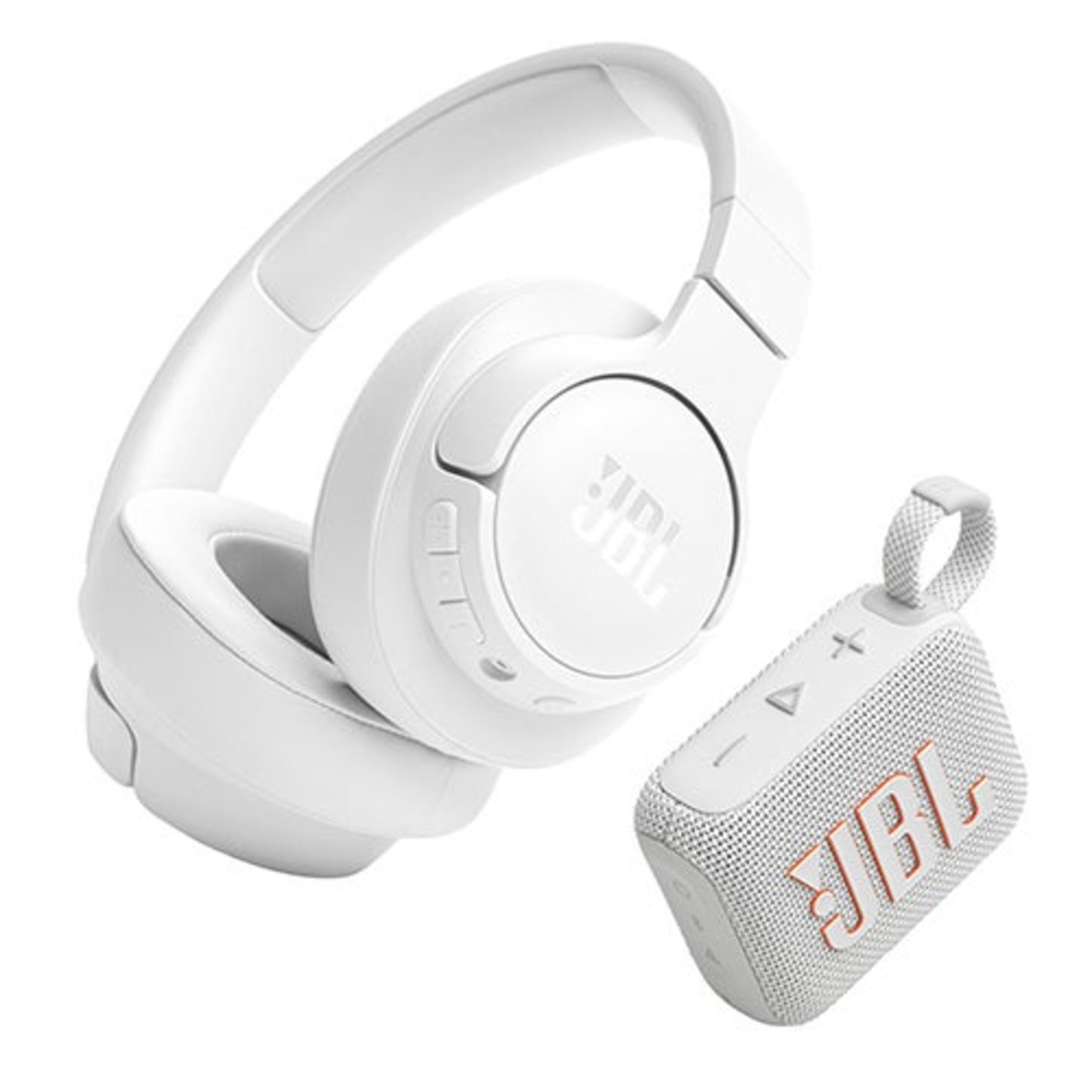 TUNE 720BT WIRELESS OVER EAR HEADPHONES W/ GO 4 BLUETOOTH SPEAKER WHITE