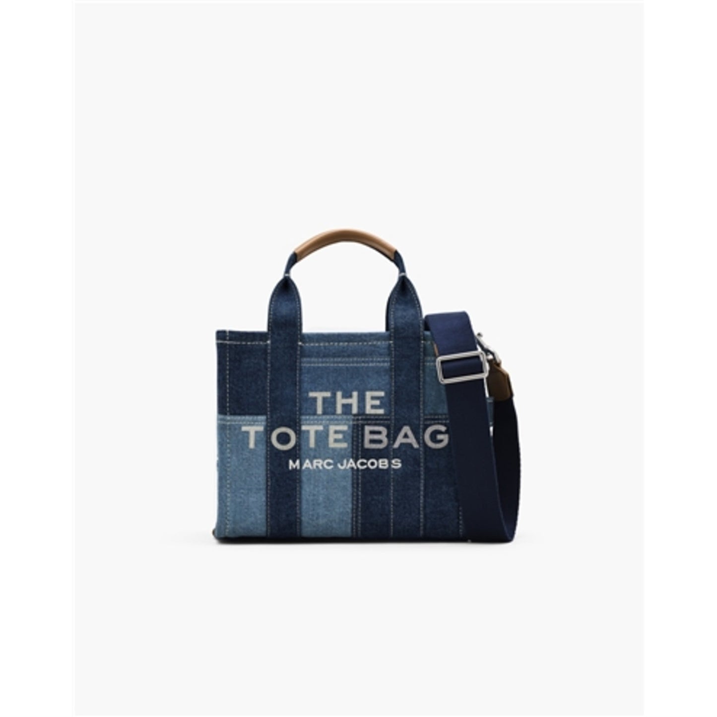 THE DENIM SMALL TOTE BAG, BLUE DENIM