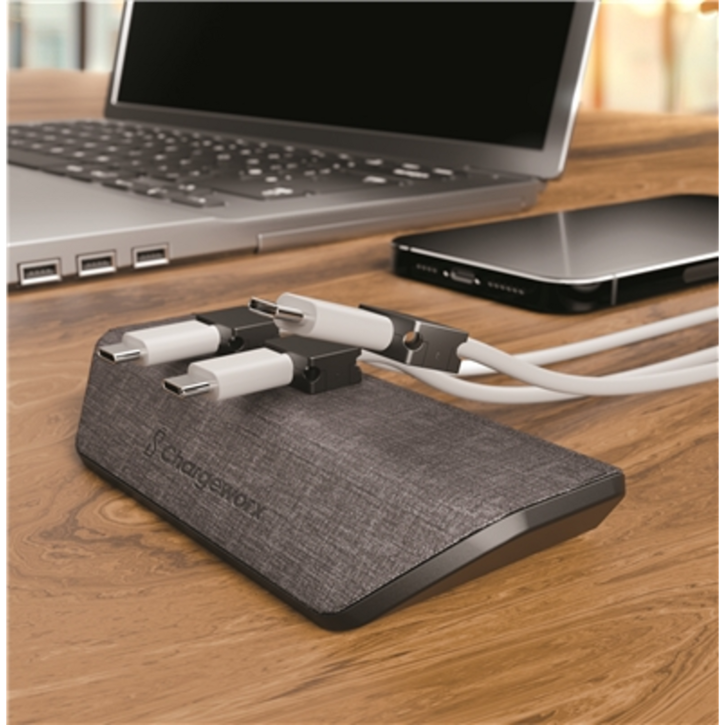 MAGNETIC CABLE ORGANIZER, GREEN