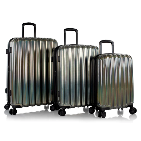 HEYS ASTRO PC COMPOSITE 3PC LUGGAGE SET - CHARCOAL