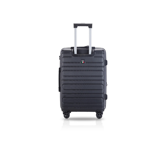 TUCCI VIVACE 20 INCHES ABS CARRY-ON LUGGAGE - BLACK