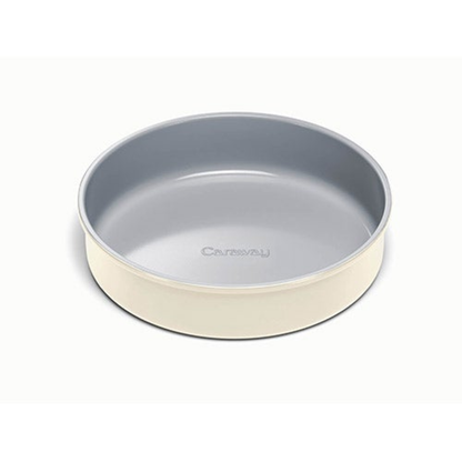 NONSTICK CERAMIC CIRCLE PAN CREAM