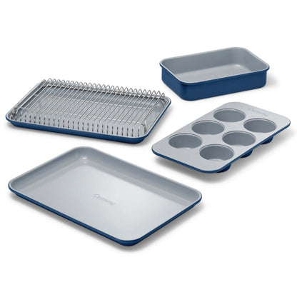MINI BAKEWARE SET W/ STORAGE ORGANIZER NAVY