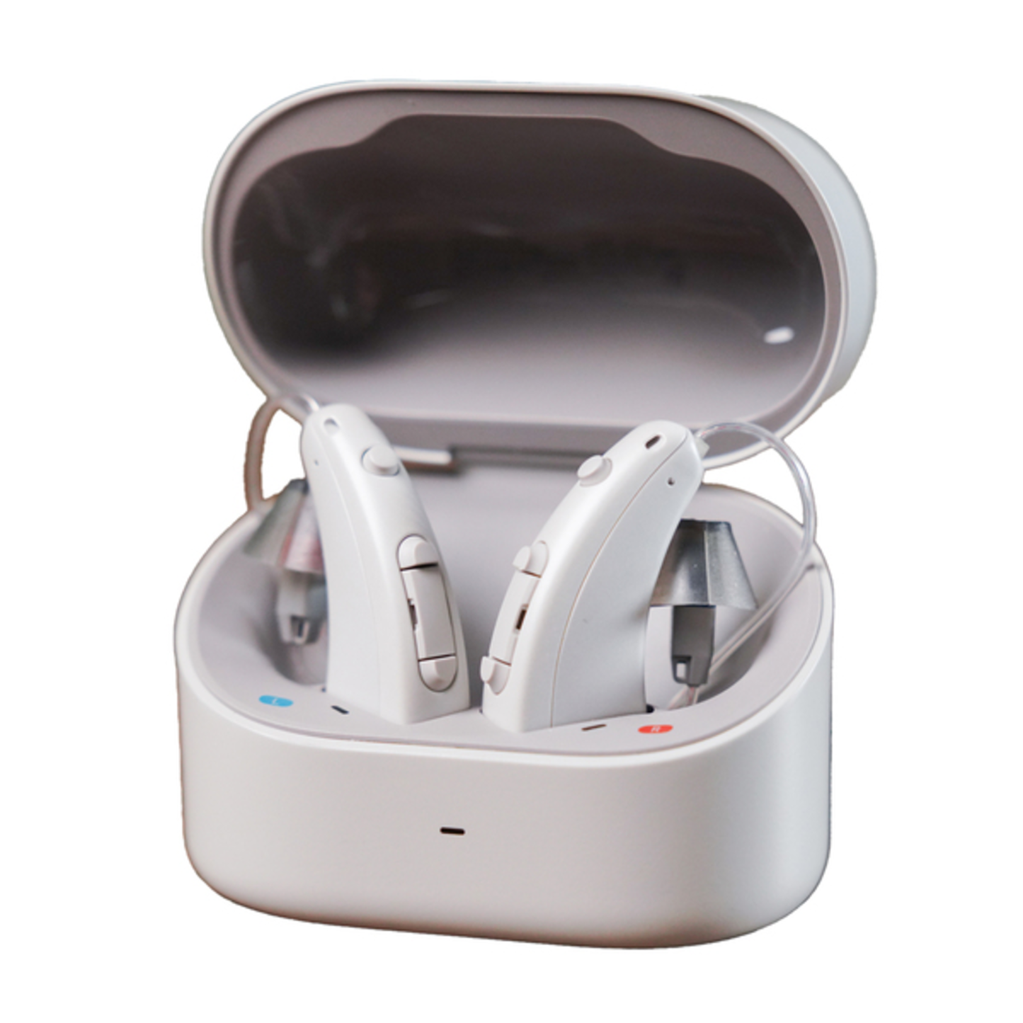 OMNI HEAR AID W/CASE GRY