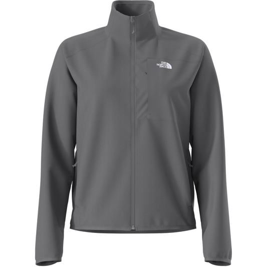 THE NORTH FACE WOMEN'S TNF PERFORMANCE FLEECE FULL ZIP JACKET - SMOKED PEARL