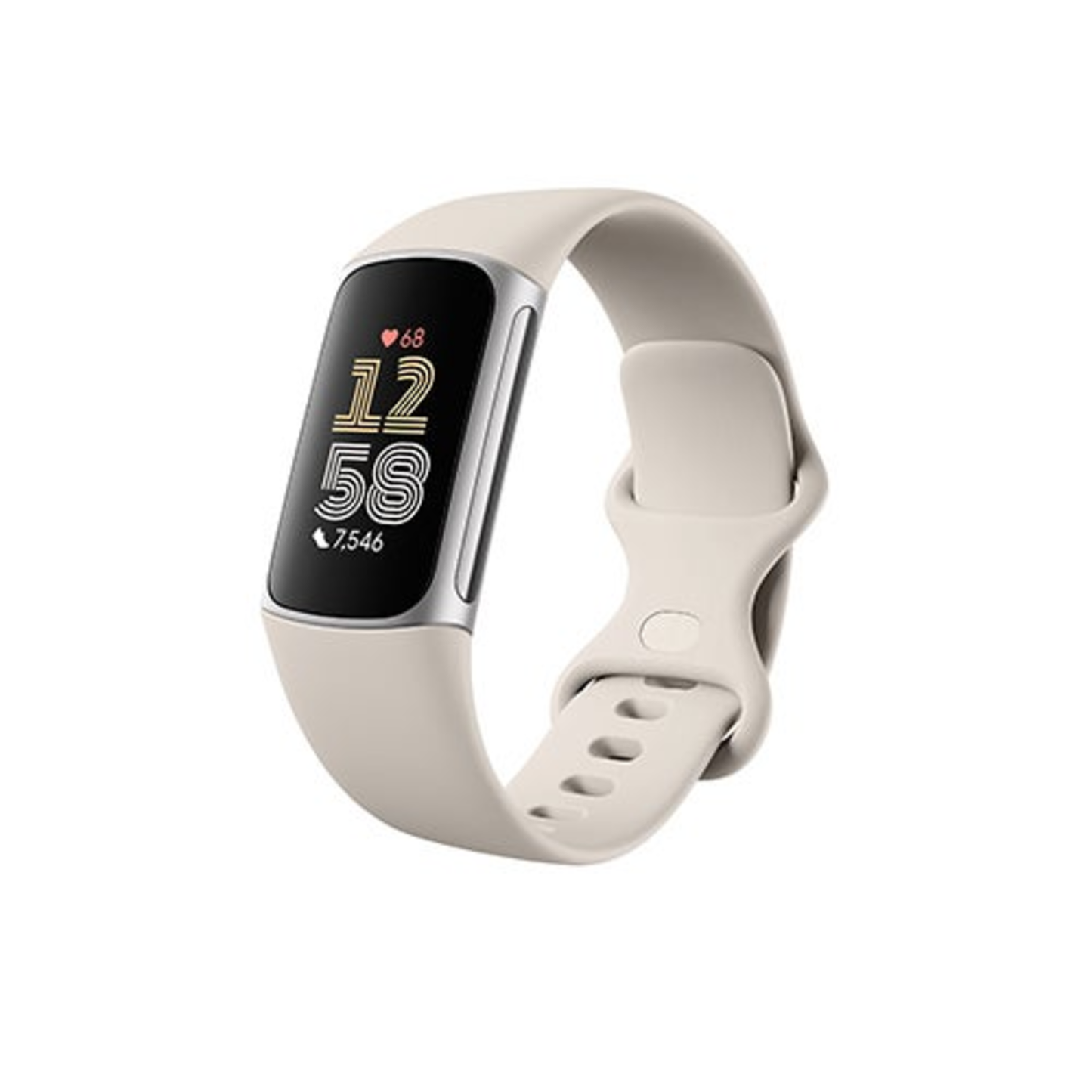 CHARGE 6 FITNESS TRACKER PORCELAIN/SILVER ALUMINUM