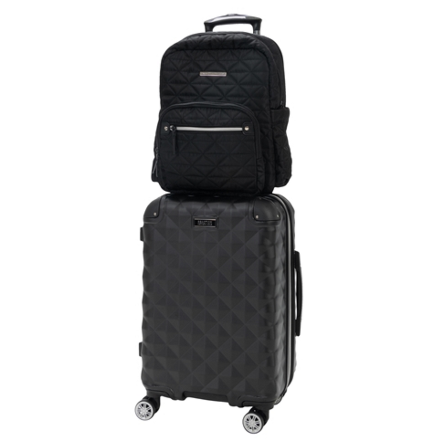 DIAMOND TOWER SET, BLACK, 2 PIECES