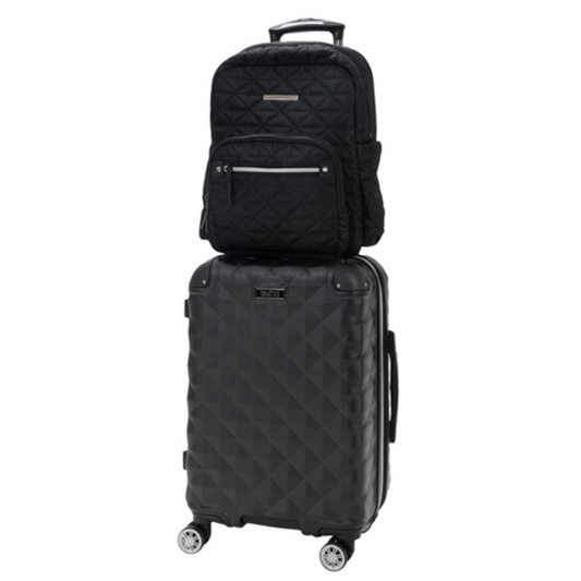 DIAMOND TOWER SET, BLACK, 2 PIECES