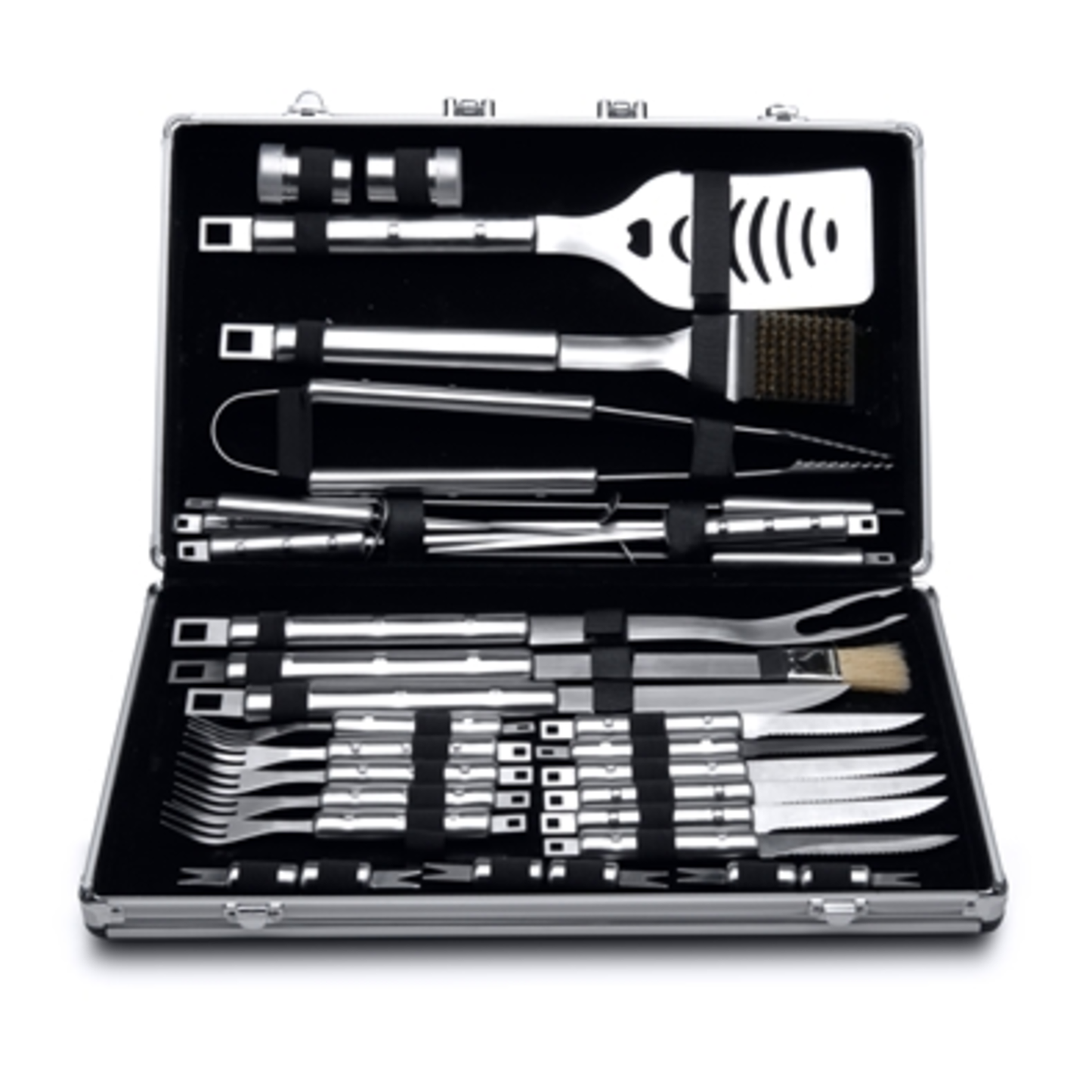 CUBO 33PC SS BBQ SET WITH CASE