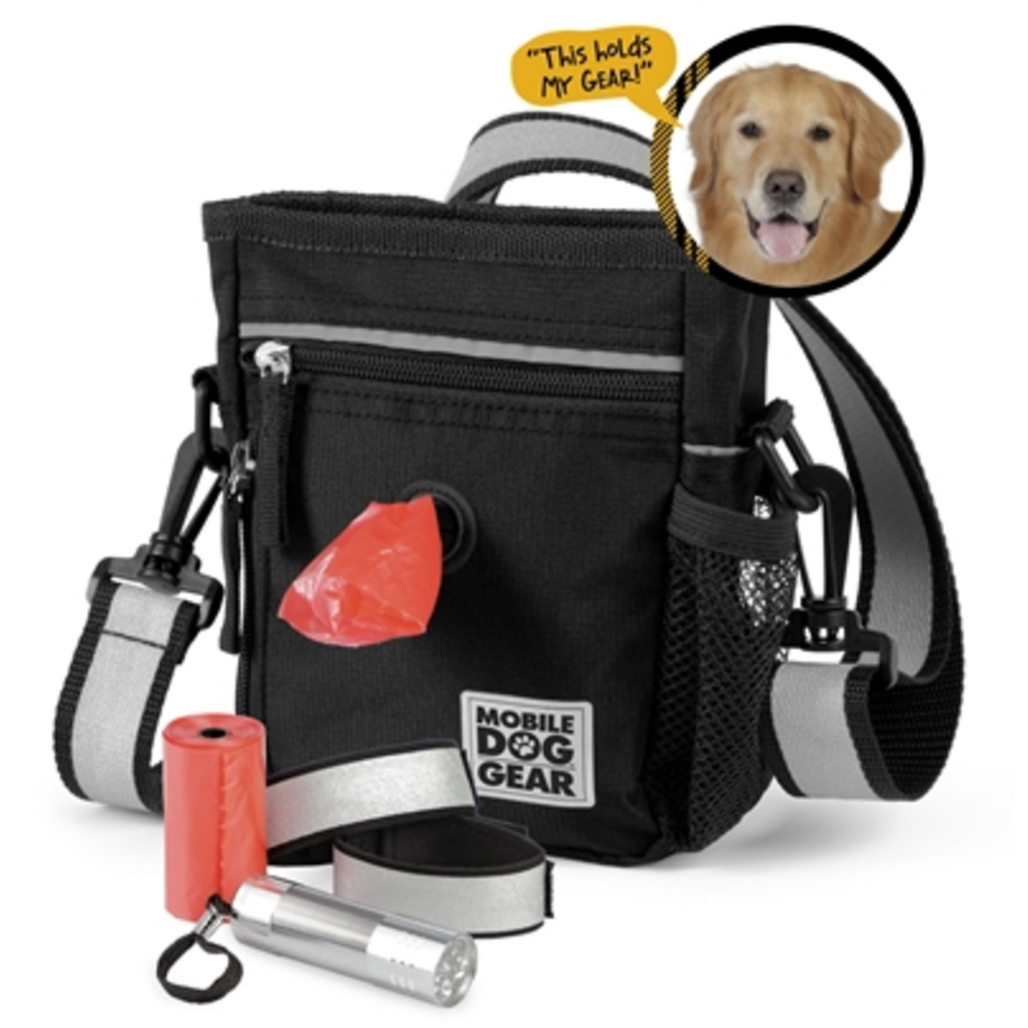 MDG DAY/NIGHT 6 PC WALKING BAG, BLACK, S