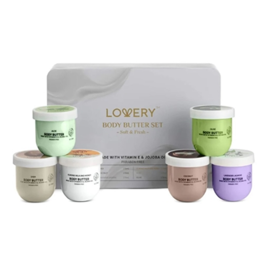 WHIPPED BODY BUTTERS GIFT SET, MULTI, 6 PIECES