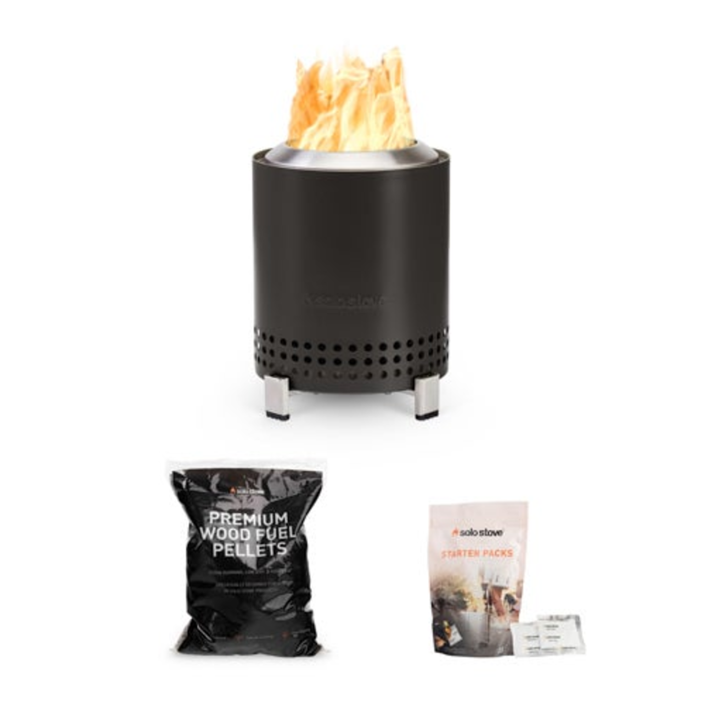 MESA TABLETOP PIT + WOOD FUEL PELLETS + STARTER PACK ASH