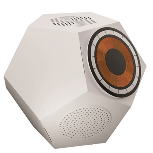 DOME SHAPE MAGSAFE CHARGER AND SPEAKER, WHITE