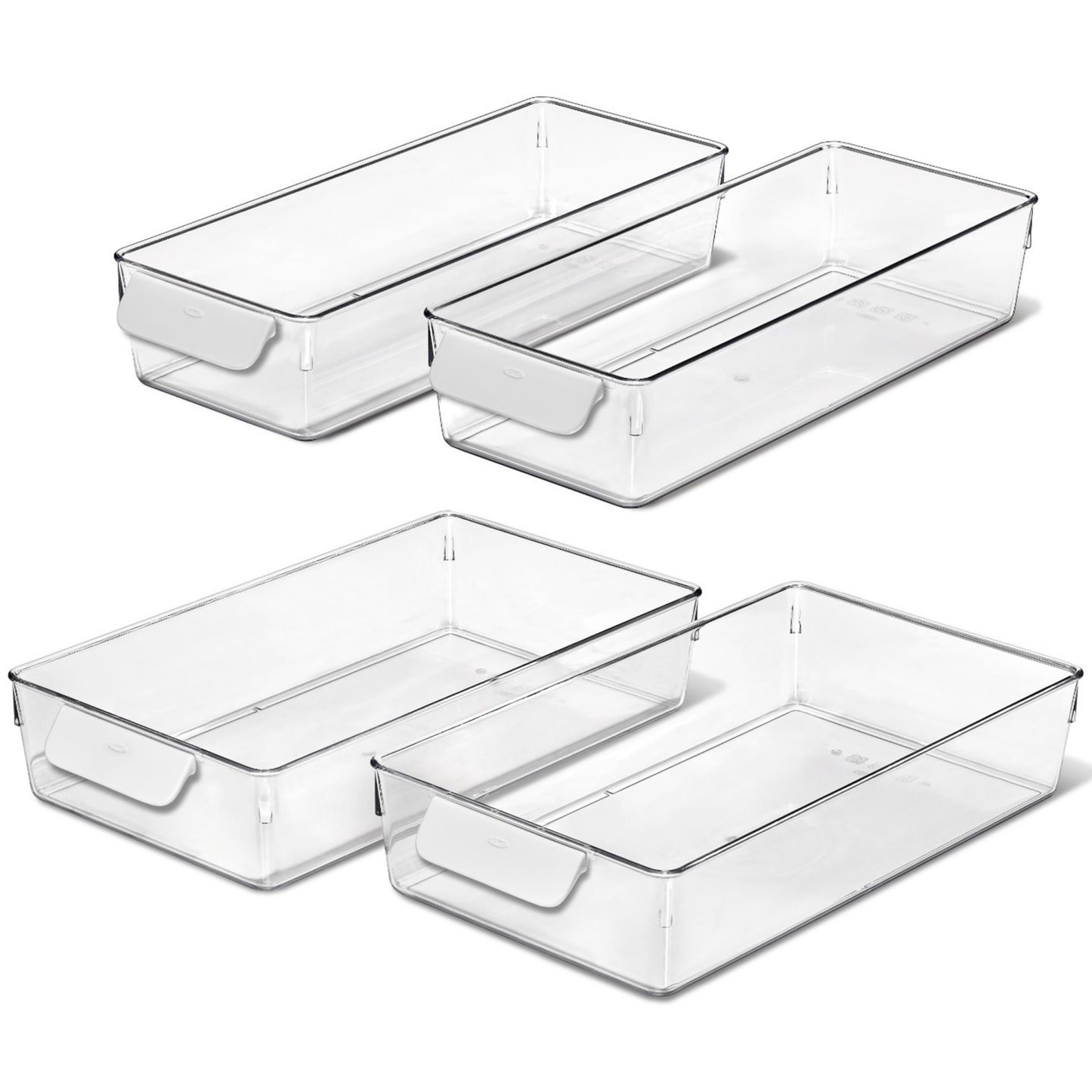 OXO GOOD GRIPS 4-PIECE REFRIGERATOR STORAGE BIN STARTER SET