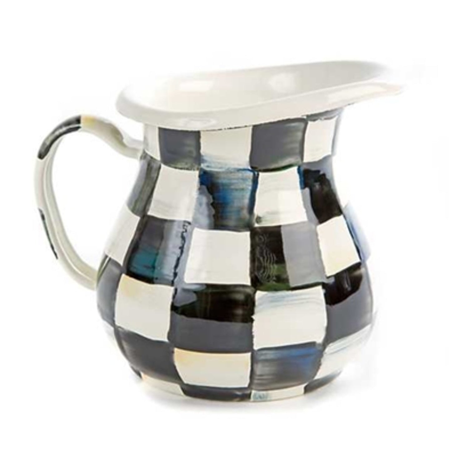 COURTLY CHECK CREAMER, BLACK AND WHITE