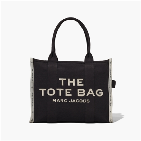 THE JACQUARD LARGE TOTE, BLACK