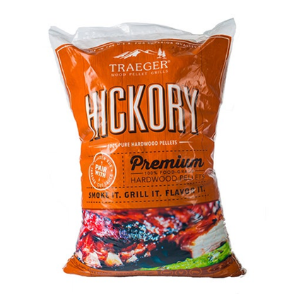 HICKORY BBQ HARDWOOD PELLETS 20LB BAG