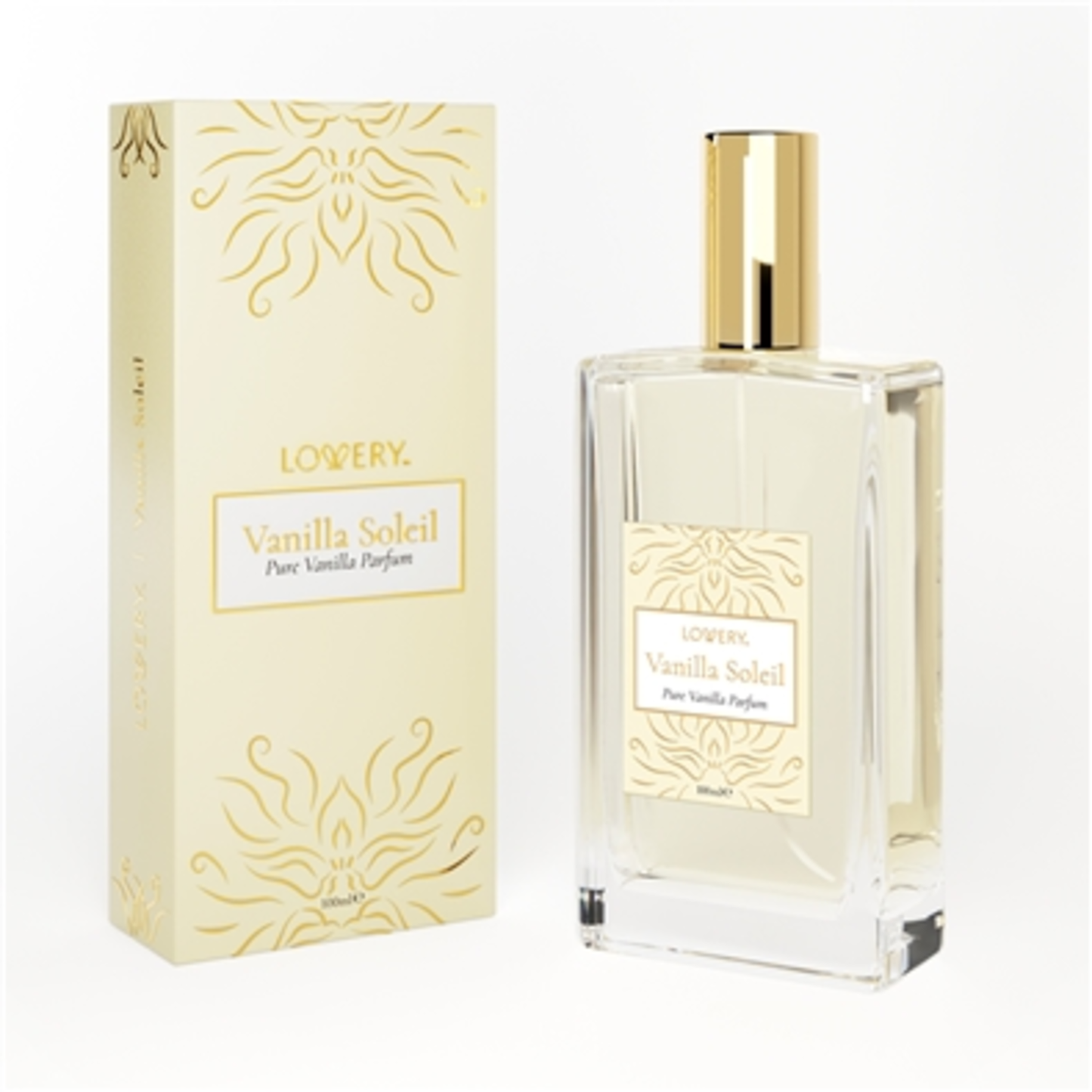 VANILLA SOLEIL PERFUME, GOLD, CREAM, 4 PIECES