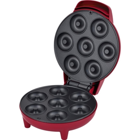 COURANT MINI DONUT MAKER NONE-STICK- RED, RED