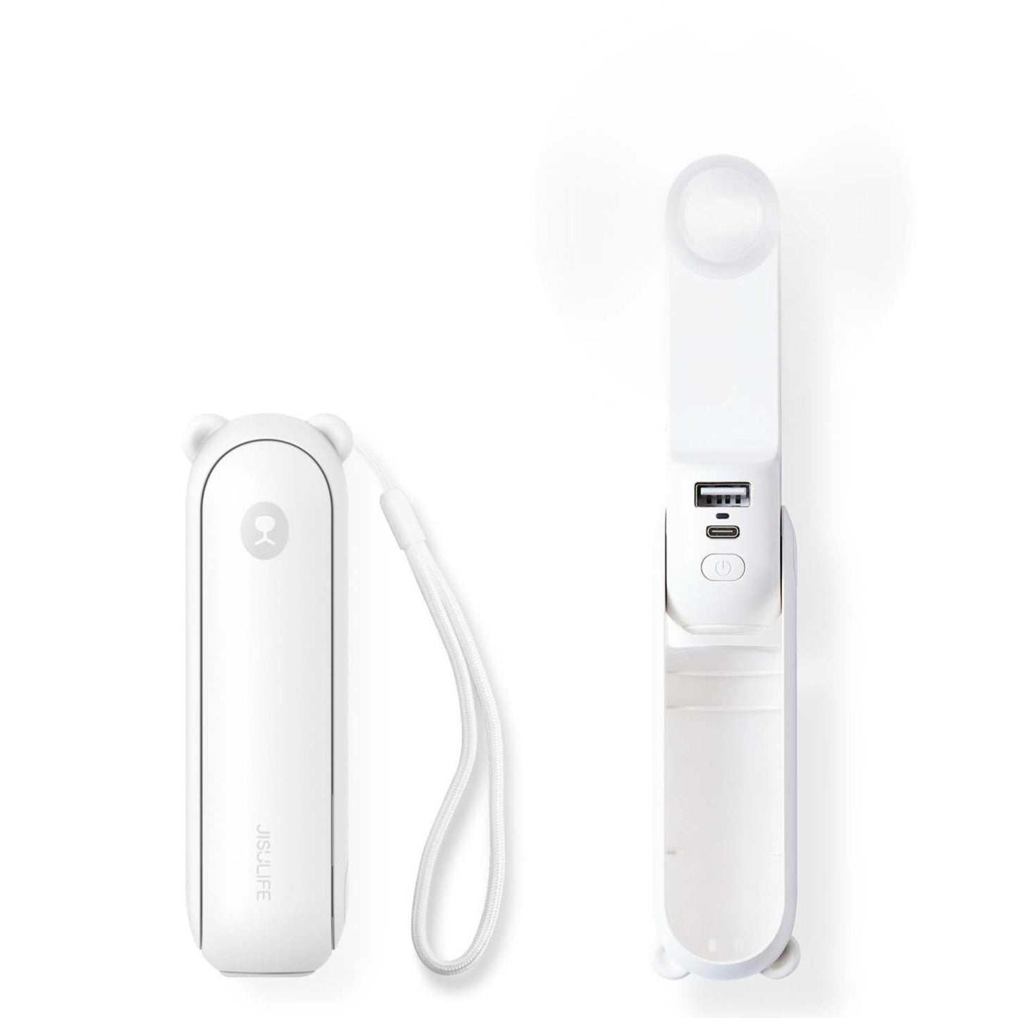 LIFE8 HANDHELD FAN WHITE