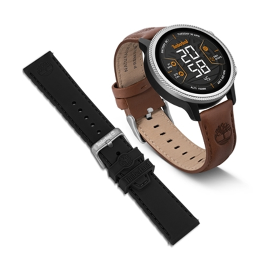 TIMBERLAND TRAIL FORCE SMART WATCH SET, BROWN/BLACK, MENS STAND